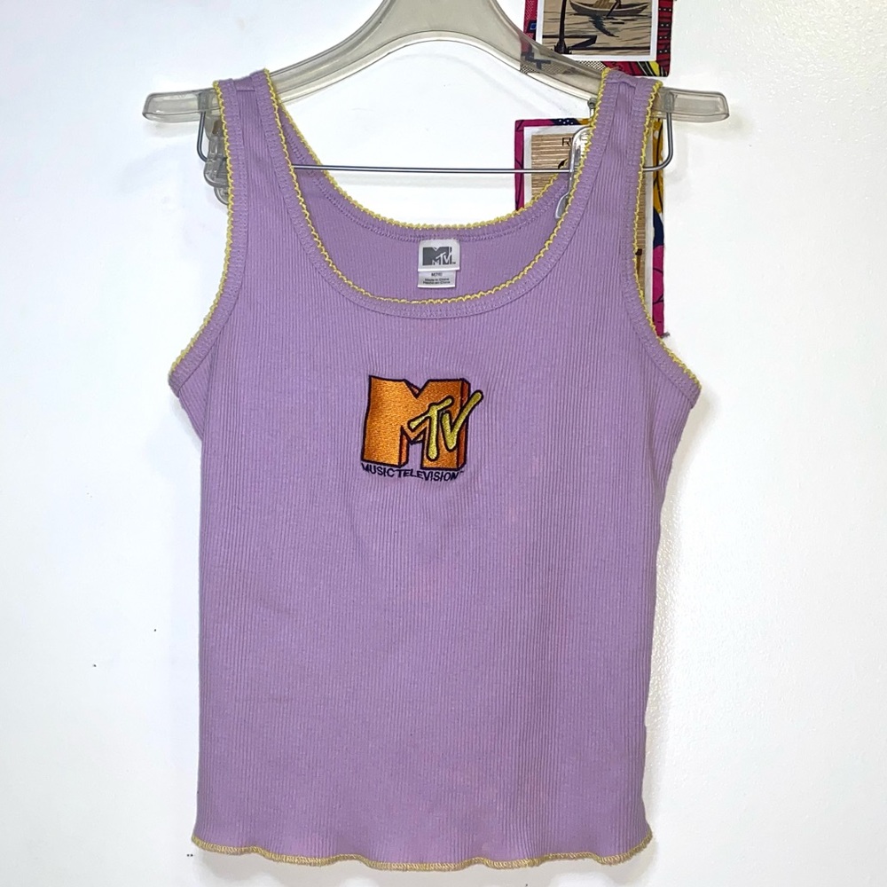Y2K MTV Lilac Babydoll Tank Top